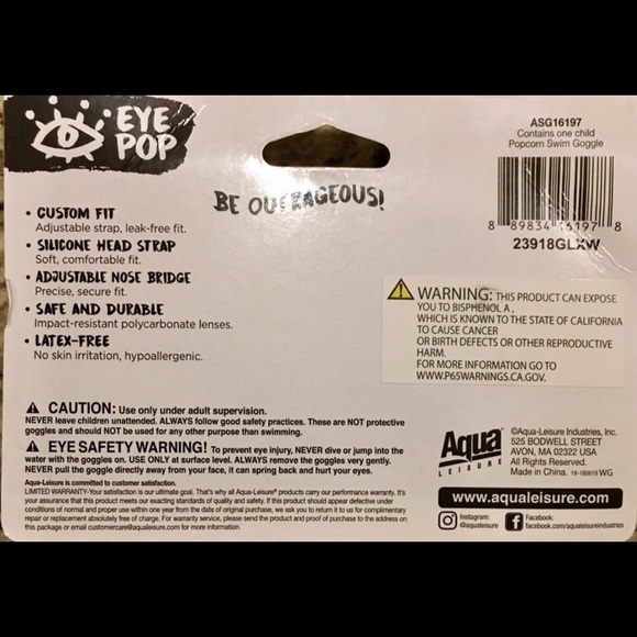 Cool kids popcorn googles - Picture 3 of 4